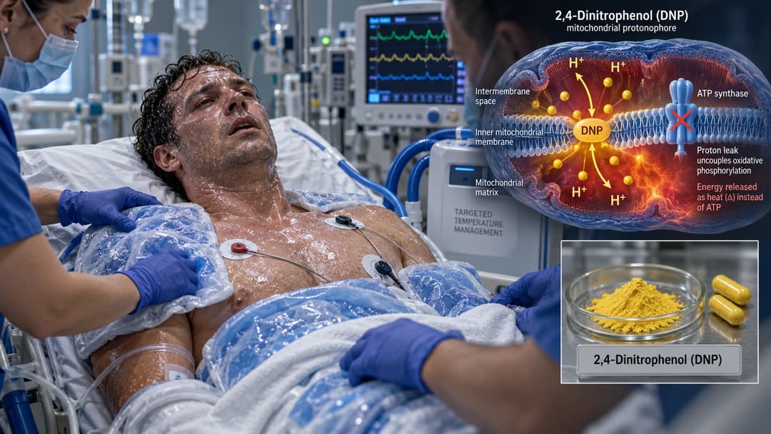 2,4-Dinitrophenol (DNP) Poisoning: Mechanism, Hyperthermia, Diagnosis, and Treatment