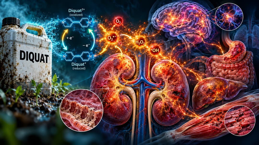 Diquat Poisoning: Neurotoxicity, Acute Kidney Injury, Prognosis, and Treatment