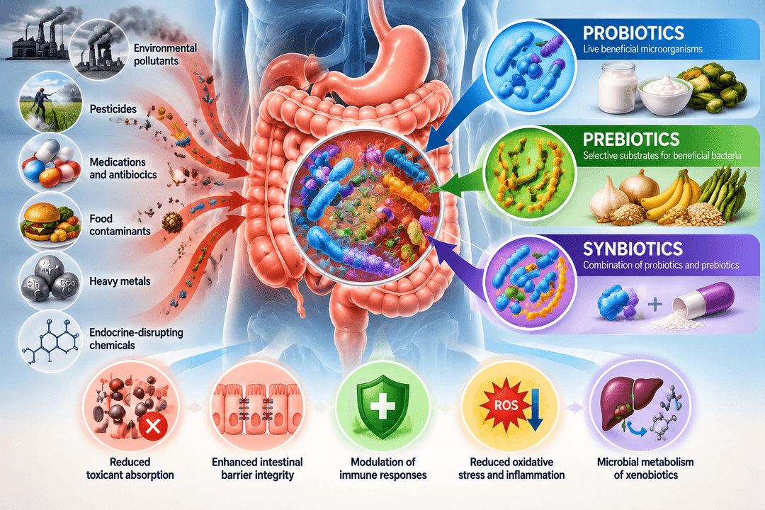 Probiotics, Prebiotics, and Synbiotics: Their Role in Gut Health, Toxicology, and Protection Against Environmental Toxicants